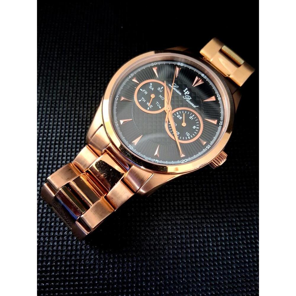 Lucian Piccard Stellar LP12761 Rose Gold Like New Mens Watch